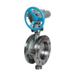 Flanged stainless steel butterfly valve